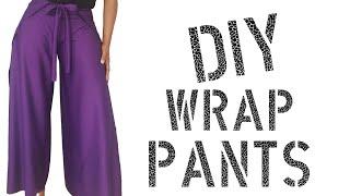 DIY How To Make Wrap Pants