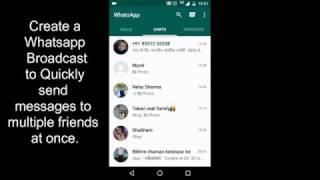 How to Send  broadcast messages on Whatsapp