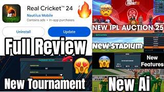 Real Cricket 24 New Update Full Review | IPL Auction, New Tournament, New Stadium & New Ai #rc24