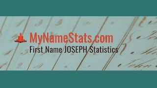 How popular is the name Joseph video