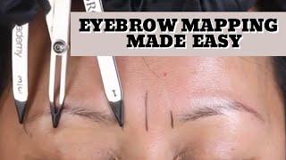 EYEBROW MAPPING (Create symmetry with Golden Ratio divider)