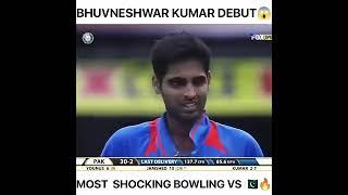 Bhuvneshwar Kumar Debut Match