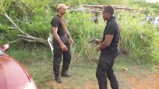 Captain Robert Hibbert - Close Quarter Fighting Training (Raw Footage) W.T.A. Jamaica