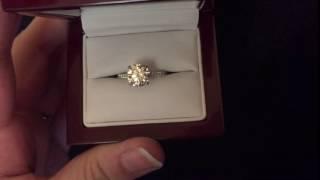 2ct Diamond Ring - 2ct Engagement Ring - Vanessa Nicole Jewels