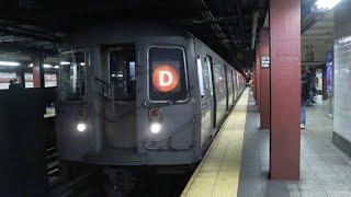 NYCT Subway: R68 (D) Train Terminating at 42nd Street - Bryant Park