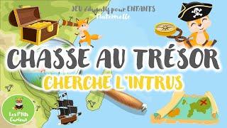 CHASSE AU TRÉSOR ️ Qui est l’intrus  Jeu éducatif Quiz pour Enfants  Maternelle – Primaire