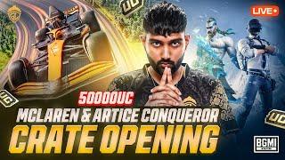 50000 UC MCLAREN OPENING! | BGMI CLASSIC AND SCRIMS LIVE | GodLPunkk