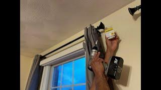 How To Hang Curtain Rods In Drywall With Anchors: Easy DIY Install