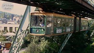 Als sie noch funktionierte, die Schwebebahn in Wuppertal