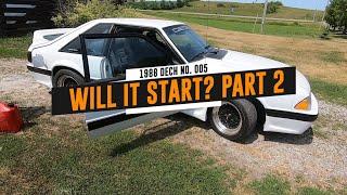 Will It Start? Rare 1988 Foxbody Mustang DECH No.005 - Part 2 -TIPS02E02