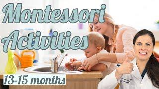 MONTESSORI ACTIVITIES AT HOME: Activities for 13-15 MONTH OLDS| FUN LEARNING EXERCISES FOR TODDLERS