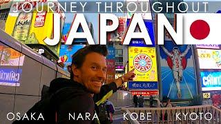 Japan  - Journey Through Kansai: Osaka, Nara, Kobe, Kyoto (Part 1) | Japan Travel Vlog