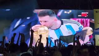 Lionel Messi Kissing World Cup 2022 #argentina #messi