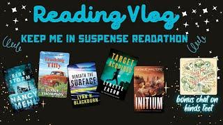 reading vlog: SUSPENSE READATHON + bonus chat on HINDS FEET ON HIGH PLACES 