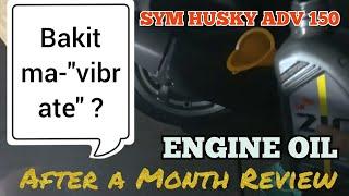 Zic Engine Oil to HUSKY ADV 150 review after a month