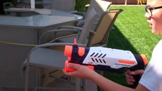 Nerf Super Soaker Scatter Blast Range Test