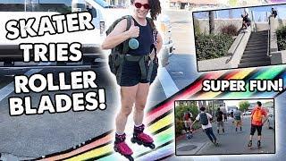 Indy Goes Rollerblading, RUNS INTO CAR *facepalm*