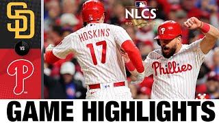 Padres vs. Phillies NLCS Game 4 Highlights (10/22/22) | MLB Highlights