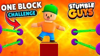 ONE BLOCK CHALLENGE in Stumble Guys!