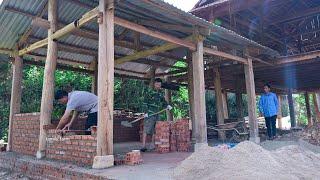 Building New Kitchen Walls, Cooking Lunch at the Farm | Family Farm