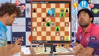  Magnus Carlsen vs Hikaru Nakamura | Global Chess League 2024  #hikarunakamura #magnuscarlsen