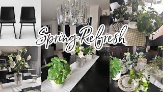 NEW CHAIRS! PROJECT 62| DINING ROOM REFRESH| SPRING TABLESCAPE IDEAS | SPRING HOME DECOR TRENDS