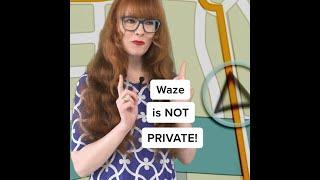 Waze is NOT Private!  #shorts