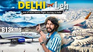 Delhi to Leh by Flight ️ | Incredible Flight Journey in India 