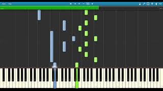 Borrtex - Walking Down the Street (Piano Tutorial)