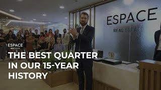 Espace Real Estate Just Hit New Record Highs! The Best Quarter in our 15-Year History