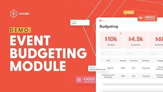 vFairs Demo: The Best Event Budgeting Tool