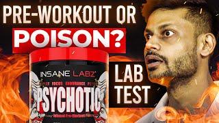 PSYCHOTIC PRE-WORKOUT LAB TEST REPORT || BIGGEST EXPOSE IN SUPPLEMENT INDUSTRY #review #fitness #gym