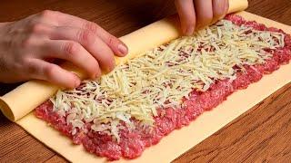 Do you have puff pastry and minced meat? Easier than you think - the snack that conquered the world!