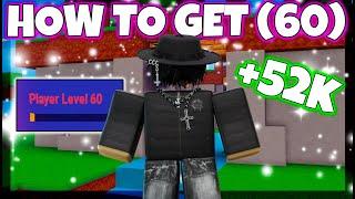 I Got PLAYER LEVEL 60! + Mini montage  | Roblox Bedwars