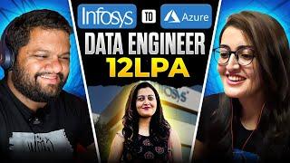 INFOSYS to Azure DATA ENGINEER12+ LPA Salary | She Wanted To Become Software Engineer