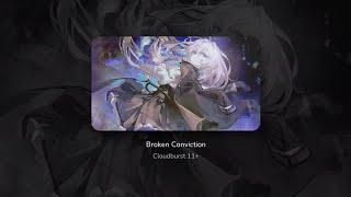 [Milthm] Broken Conviction (Cloudburst 11+) chart view