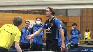 Zoom Der Eklat Satz 5 Flemming vs Berglund20220220 TV Hilpoltstein vs Saarbruecken 2 Table Tennis 2