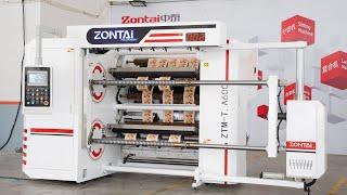 Zontai Automatic double turret slitting rewinding machine