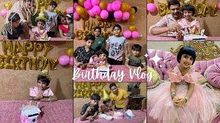 Birthday Vlog |Ashmin 5th Birthday Celebration |Easy Birthday Decoration ideas at home