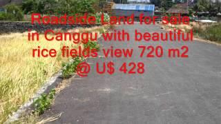 TJCG054   Roadside Land for sale in Canggu