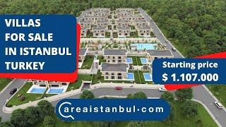 Villas for sale in Buyukcekmece Istanbul Turkey with sea view