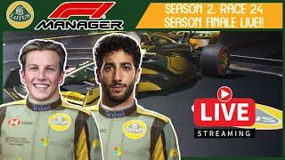 F1 Manager 2024 - Team Lotus Season 2, Season Finale Live!