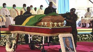 Funeral rites begin for late Tanzanian leader John Magufuli