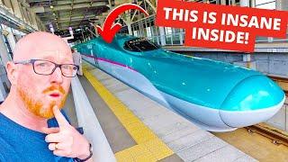 Inside Japan's INSANELY LUXURIOUS First Class Bullet Train!