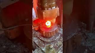 Bolt cap preheating forging process- Good tools and machinery make work easy