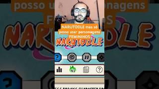 NARUTODLE mas só posso usar PERSONAGENS FEMININOS #anime #naruto #quiznaruto #quiz #challenge #game