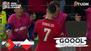 ¡QUÉ GOLAZO DE CR7! DOBLETE de Cristiano Ronaldo! | Portugal 5-0 Polonia | UEFA Nations League 2024