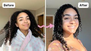 my *updated* natural curly hair routine