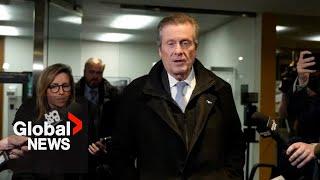 John Tory officially submits his resignation as Mayor of Toronto