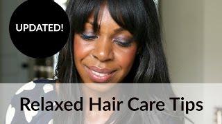 UPDATED! How To Take Care Of Relaxed Hair | Style Domination